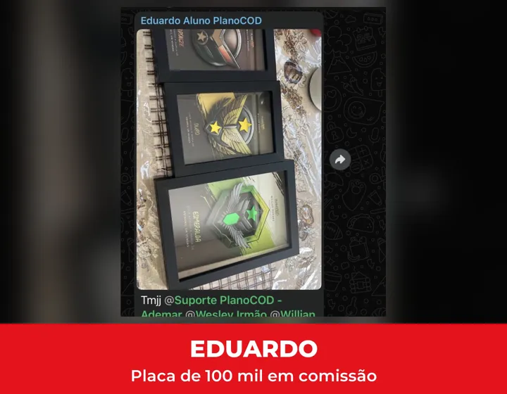 Eduardo, 100 mil em comissão